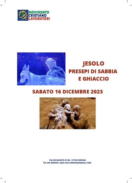 JESOLO - PRESEPI DI GHIACCIO E SABBIA 16 dicembre 2023